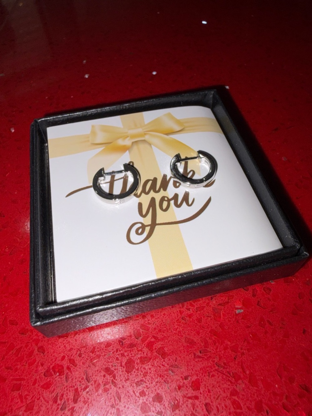 Silver Hoop Earrings - Shiny Silver